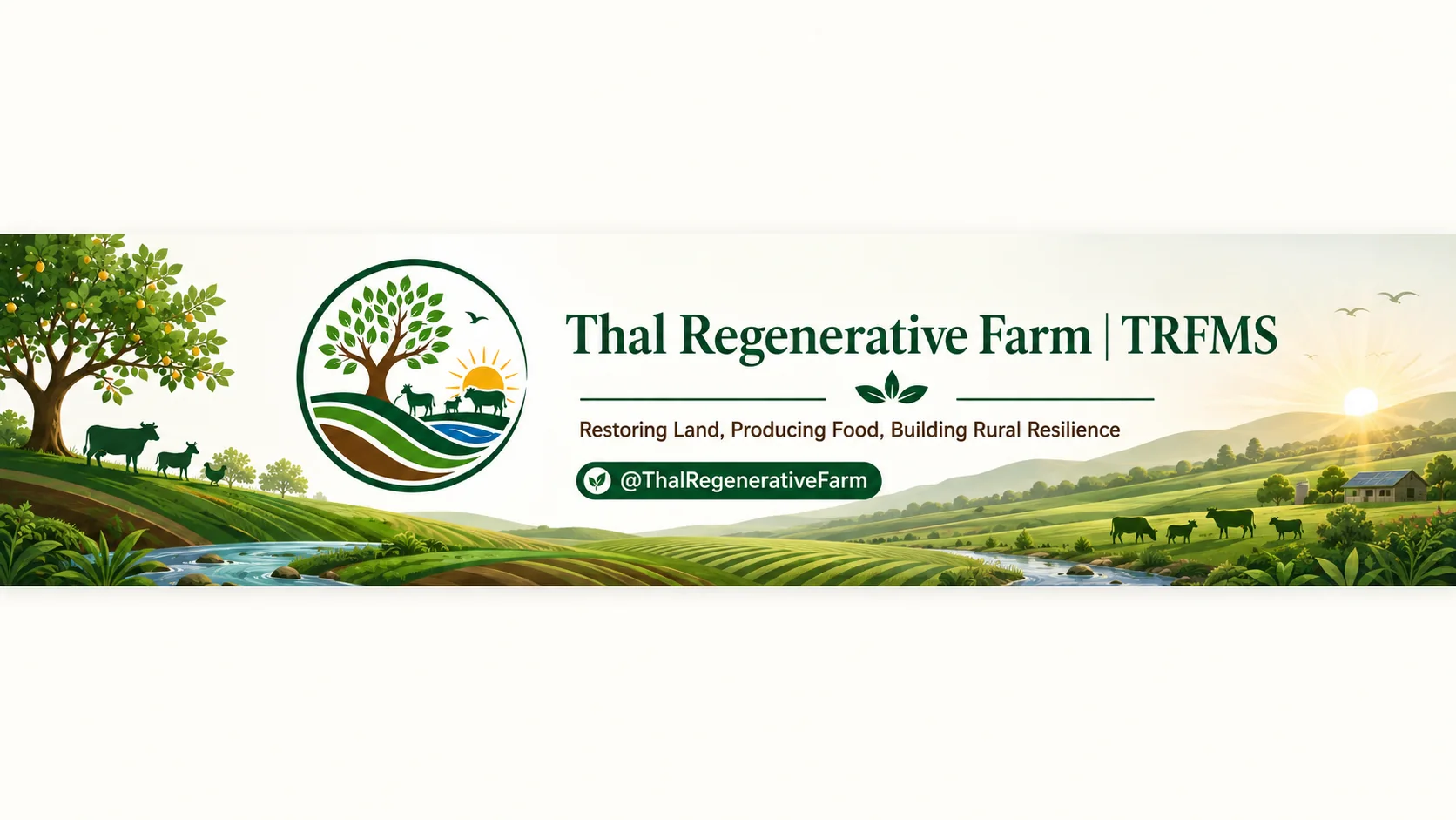 TRFMS illustrated farm landscape