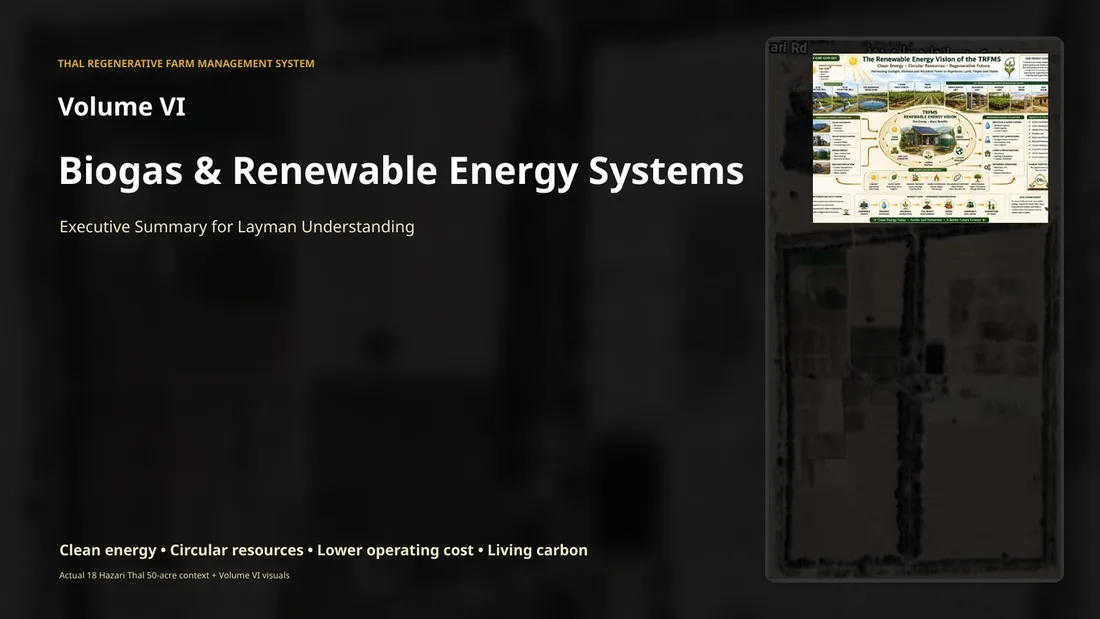 TRFMS Volume VI: Biogas & Renewable Energy Systems