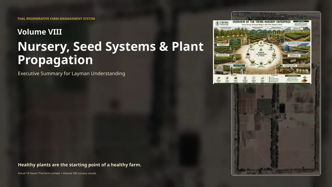 TRFMS Volume VIII: Nursery, Seed Systems & Plant Propagation